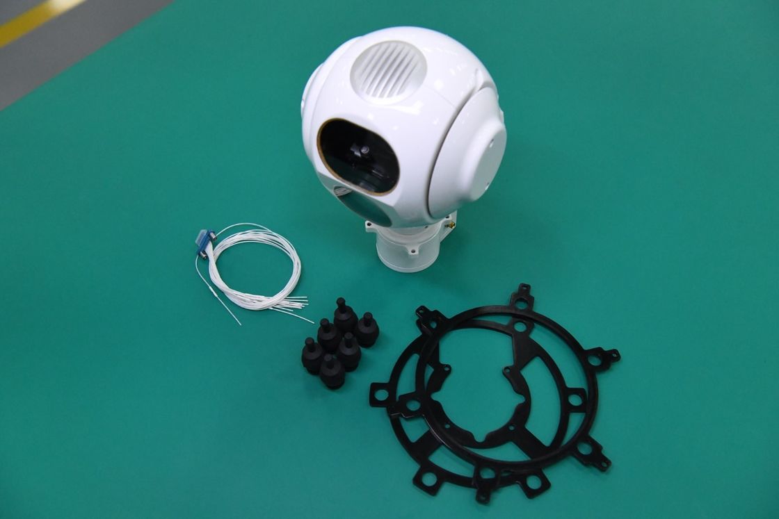 Cảm biến EO ba trục và Máy đo khoảng cách laser Electro Optic UAV Gimbal Camera 12V