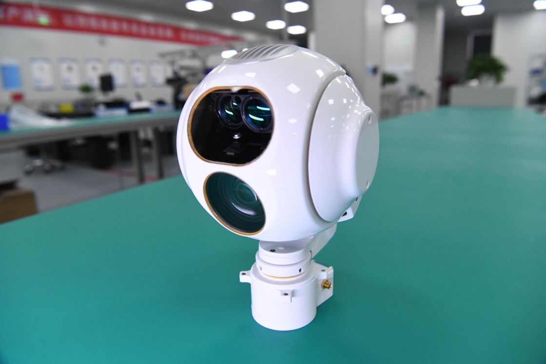 Cảm biến EO ba trục và Máy đo khoảng cách laser Electro Optic UAV Gimbal Camera 12V