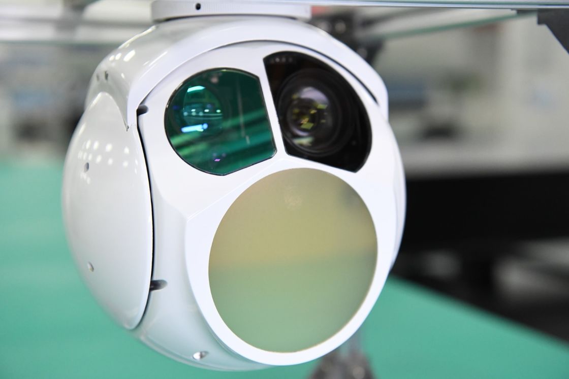Chiều kính 170mm EO IR UAV Zoom Camera Airborne Electro Optical Pod Với LRF