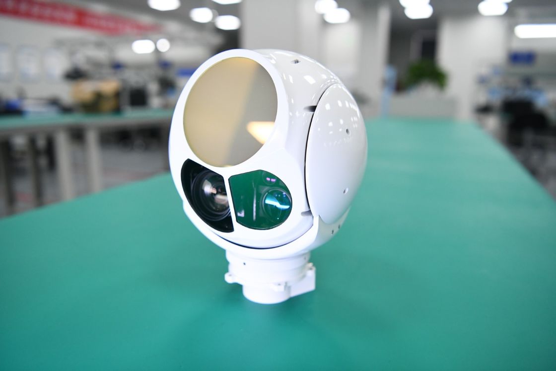 Hệ thống máy bay không người lái quang điện IP Verison Camera EO IR Máy đo khoảng cách laser 1535nm tích hợp