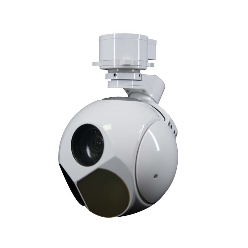 Máy ảnh UAV Gimbal cảm biến IR EO ba trục 1,1kg với chức năng đo khoảng cách bằng laser
